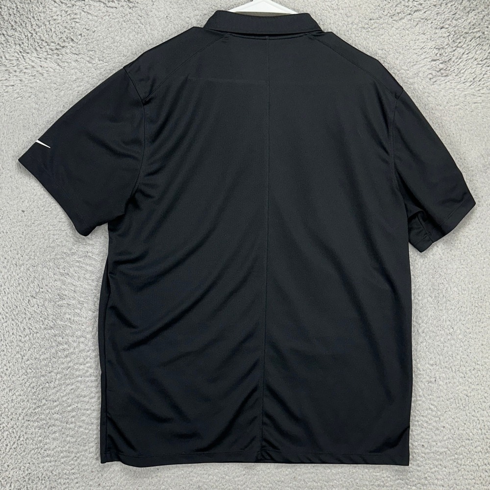 Nike MLB All Star Game Polo Shirt Mens Large Dri-Fit Black Standard Fit Rugby - Picture 3 of 9